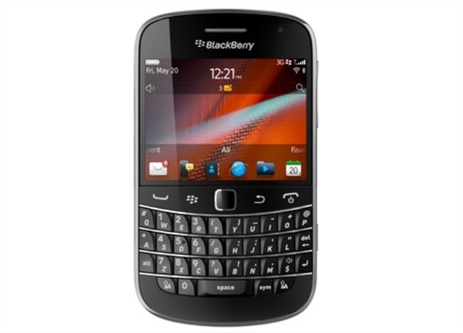 the BlackBerry,